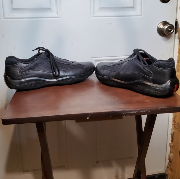 Prada Sneakers, Black, Size 11 - Picture 6 of 16